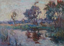 Peinture, Almost sunset, Oleksandr Khrapachov