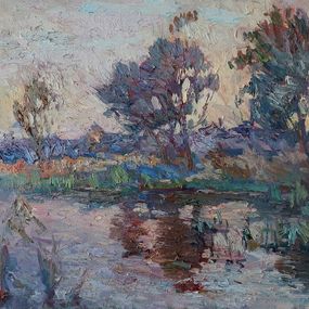 Peinture, Almost sunset, Oleksandr Khrapachov