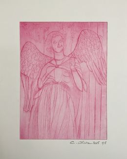 Stampe, L'ange au sourire de la cathédrale de Reims, Catherine Clare