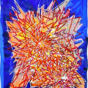Gemälde, Explosion 7.16 bleue, Baptiste Laurent
