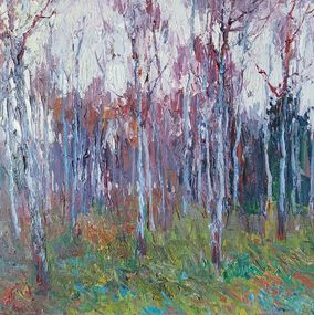 Peinture, Wet grass, Oleksandr Khrapachov