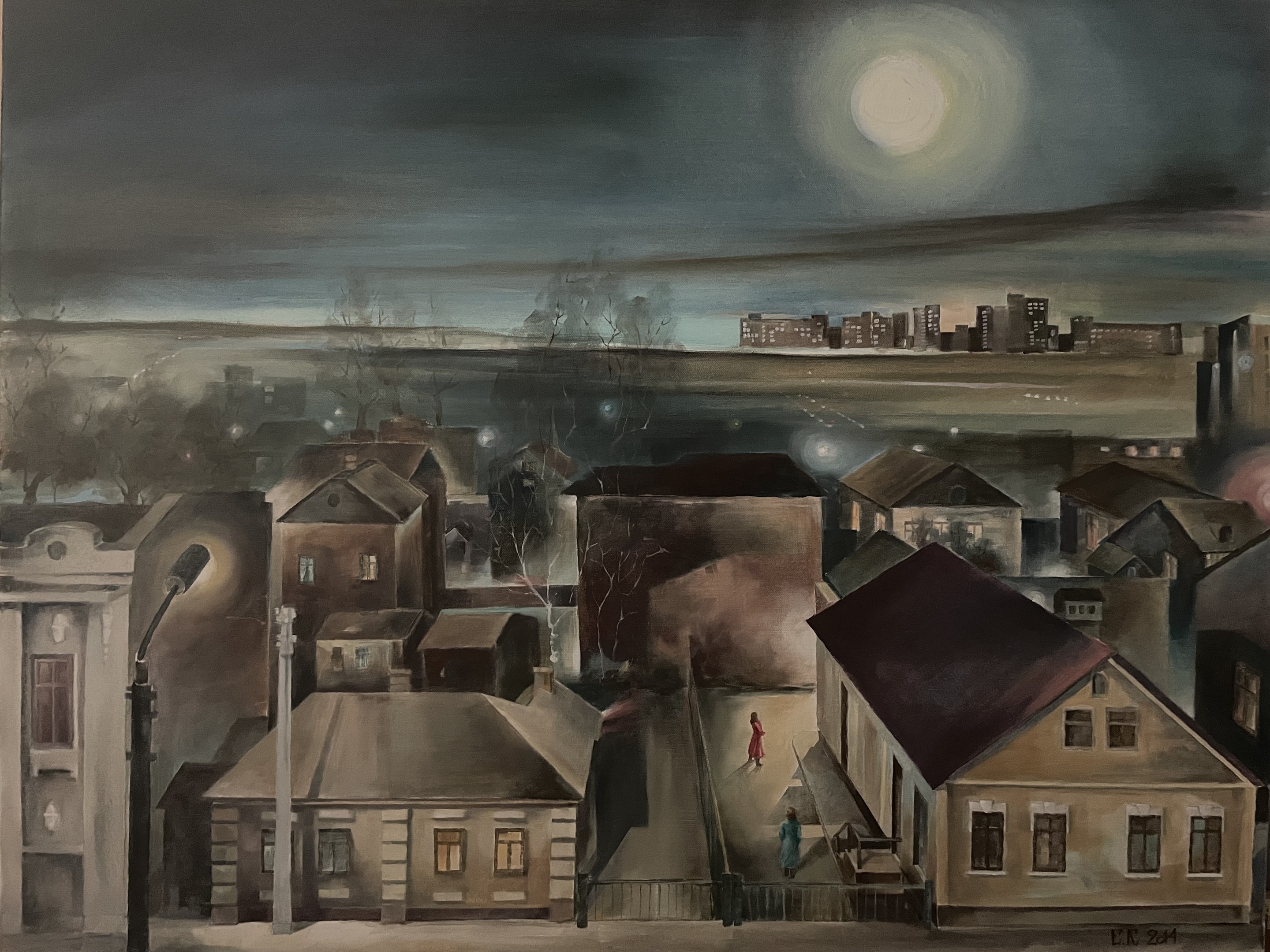 Yevgeniya Kramska, Evening city Yevgeniya Kramska, Evening city