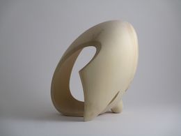 Sculpture, Intent to Act No.1 - Abstract Wood Sculpture, Mike Sasaki
