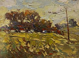 Painting, Near the Village, Oksana Ivanyuk