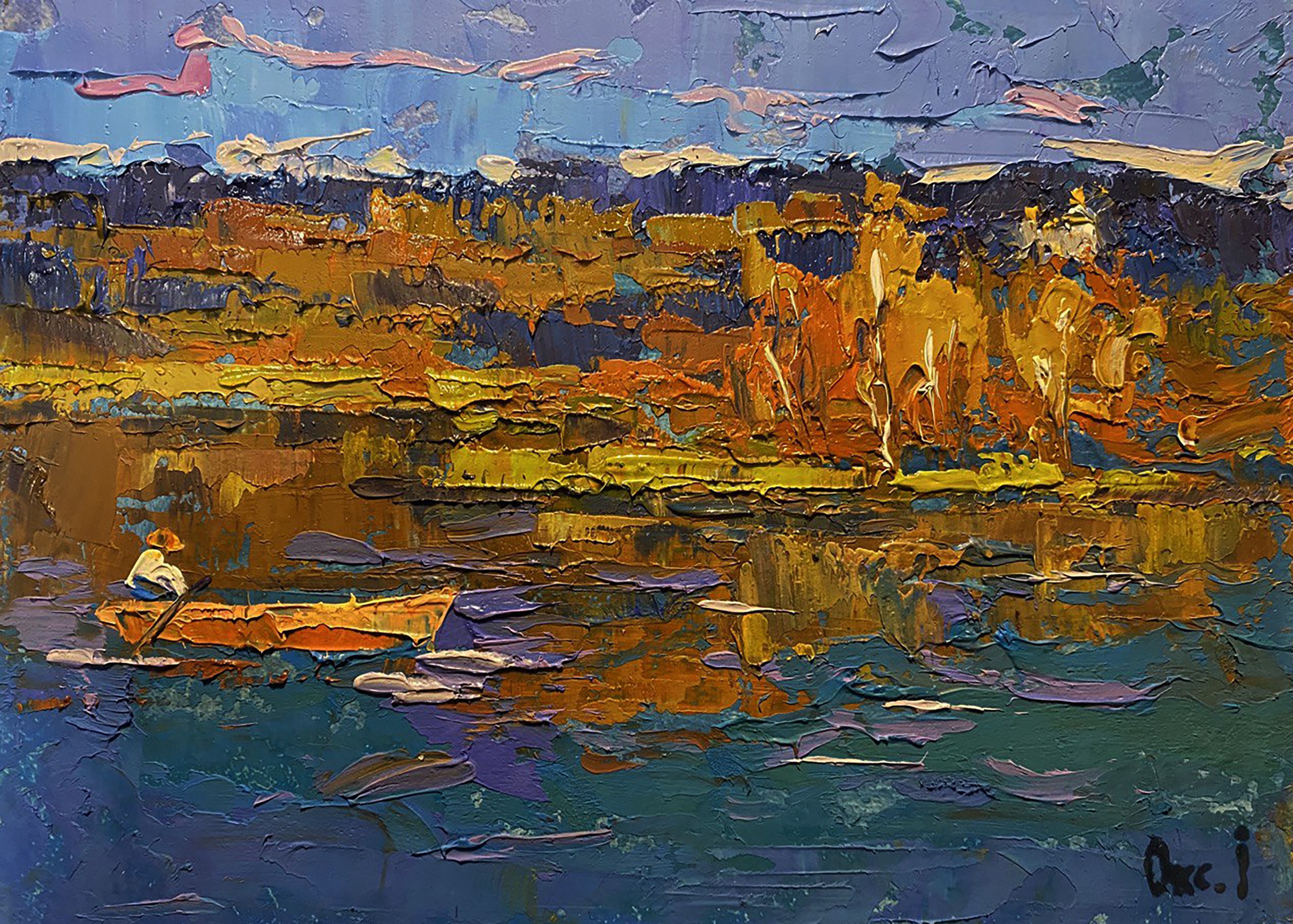 Oksana Ivanyuk, Early River Fishing Oksana Ivanyuk, Early River Fishing