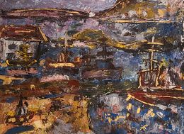 Peinture, The Harbormaster, Kirkcaldy, Scotland, Dondi Schwartz