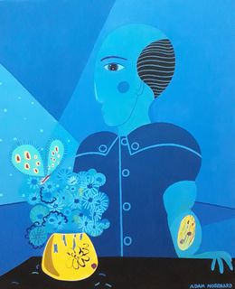 Painting, Tokyo Blues #4, Adam Norgaard