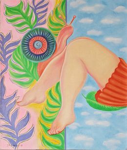 Peinture, Want to see blue sky and white clouds No.01, YI ZHU
