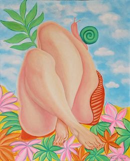 Painting, Want to see blue sky and white clouds No.02, YI ZHU