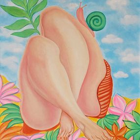 Peinture, Want to see blue sky and white clouds No.02, YI ZHU