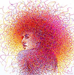 Painting, Carmella II, Fabrice Leito