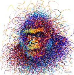 Painting, Curious III, Fabrice Leito