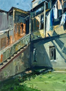 Painting, Afternoon on the Balcony, Mateos Sargsyan