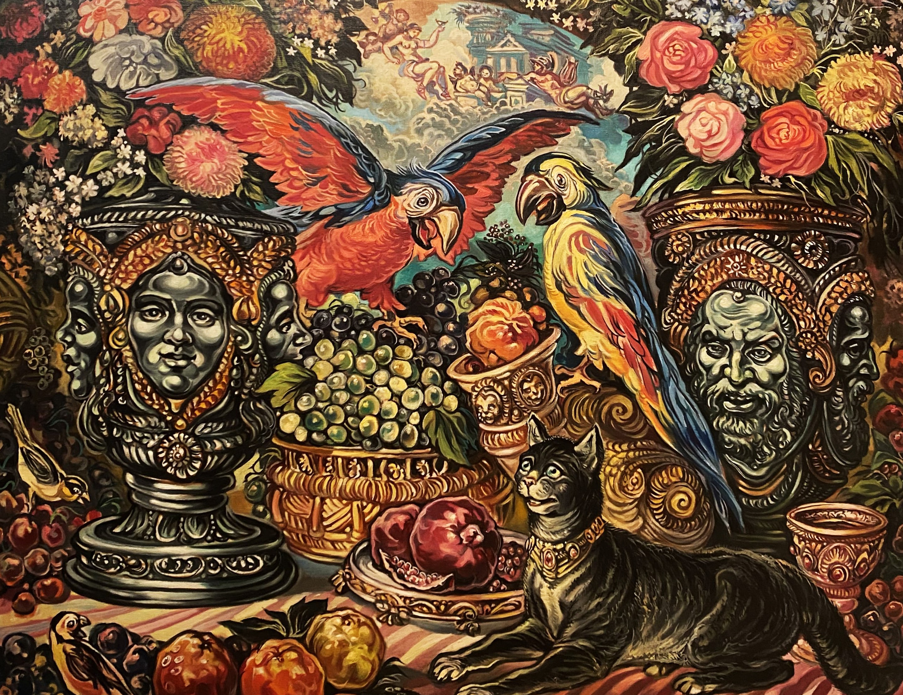 Alexander Litvinov, Still Life with Parrots Alexander Litvinov, Still Life with Parrots