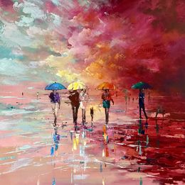 Painting, Summer In Flames, Ewa Czarniecka