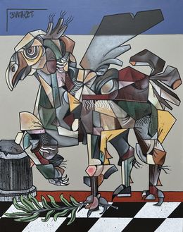Painting, Le griffon grype, AKET