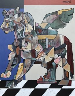 Painting, Le sphinx, AKET
