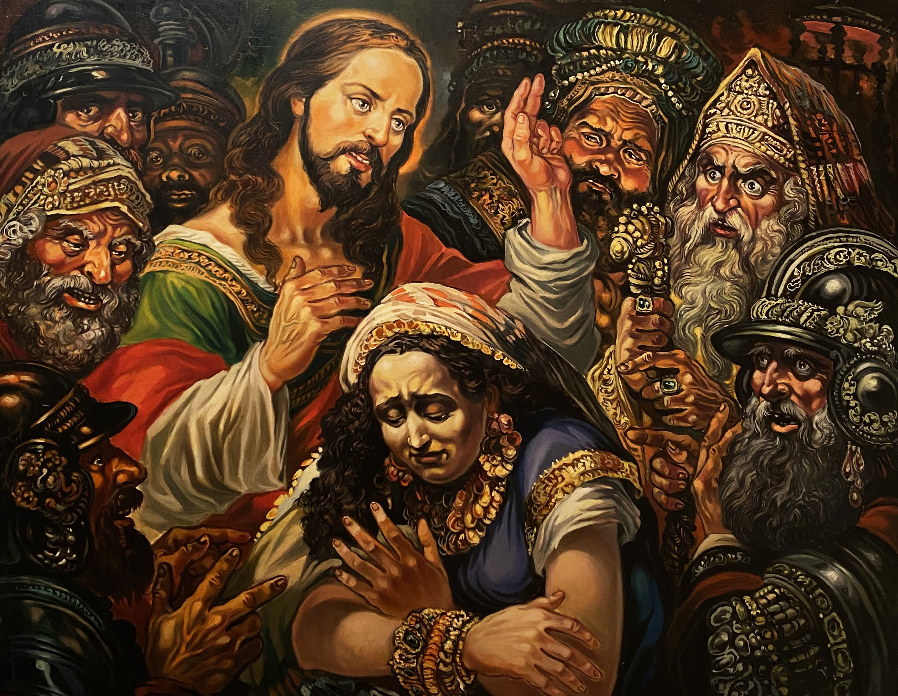 Alexander Litvinov, Christ and the sinner Alexander Litvinov, Christ and the sinner