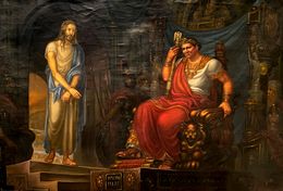 Painting, Christ and Pilate, Alexander Litvinov