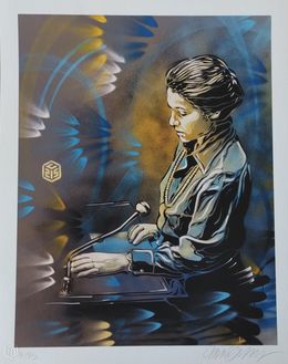 Print, Simone au perchoir, C215