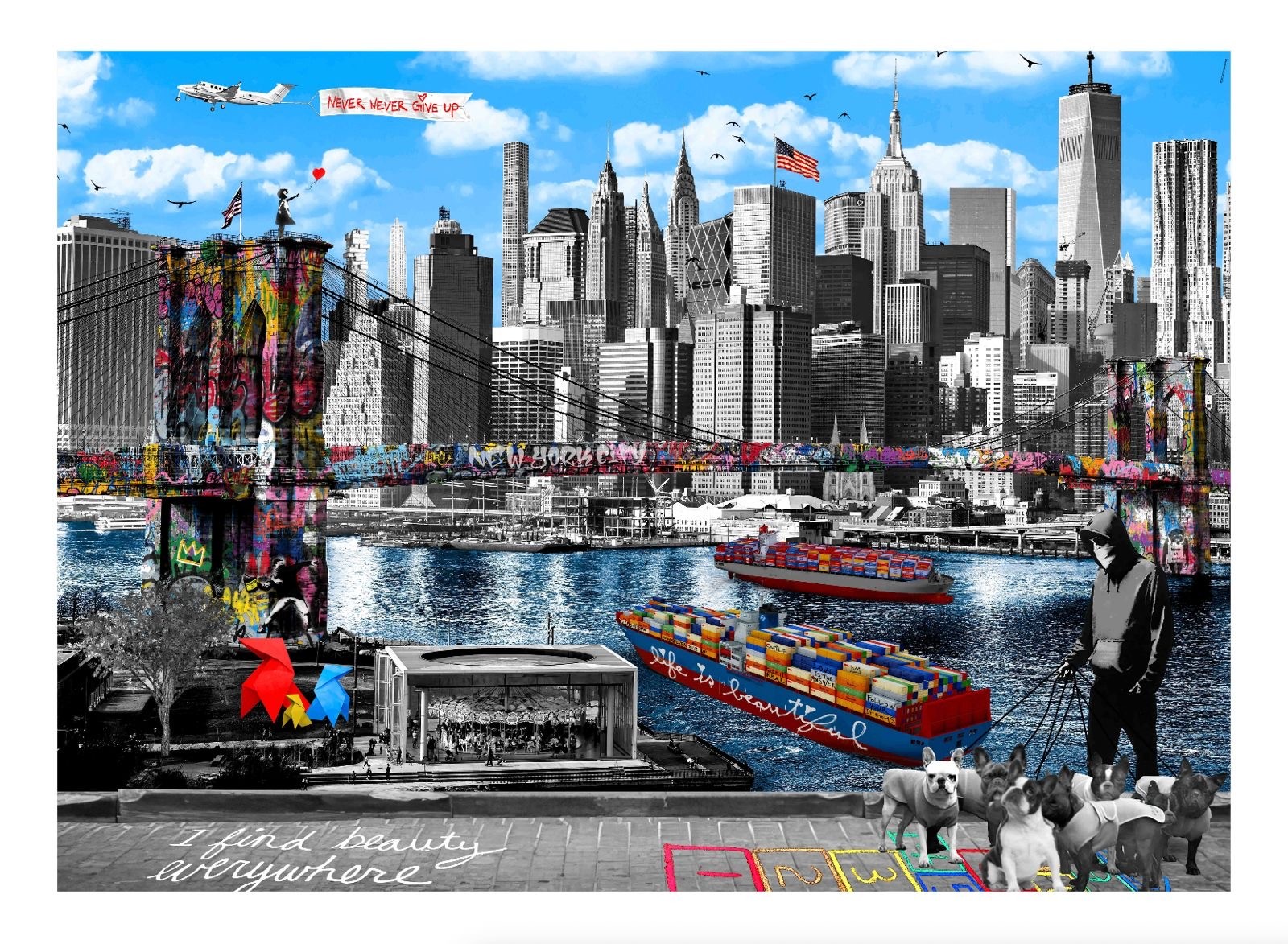 Mr Brainwash, Brooklyn Is Beautiful Mr Brainwash, Brooklyn Is Beautiful