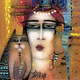 Painting, Les petits bonheurs, Albena Vatcheva