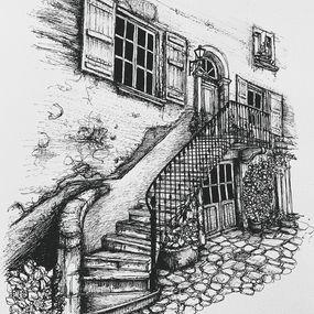 Dessin, The Courtyard, Libby Bothway