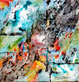 Pittura, Abstrait printemps, Yannick Bernard