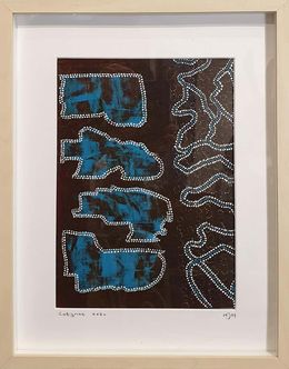 Peinture, Contemporary Aboriginal Inspired Abstract, Menno Modderman