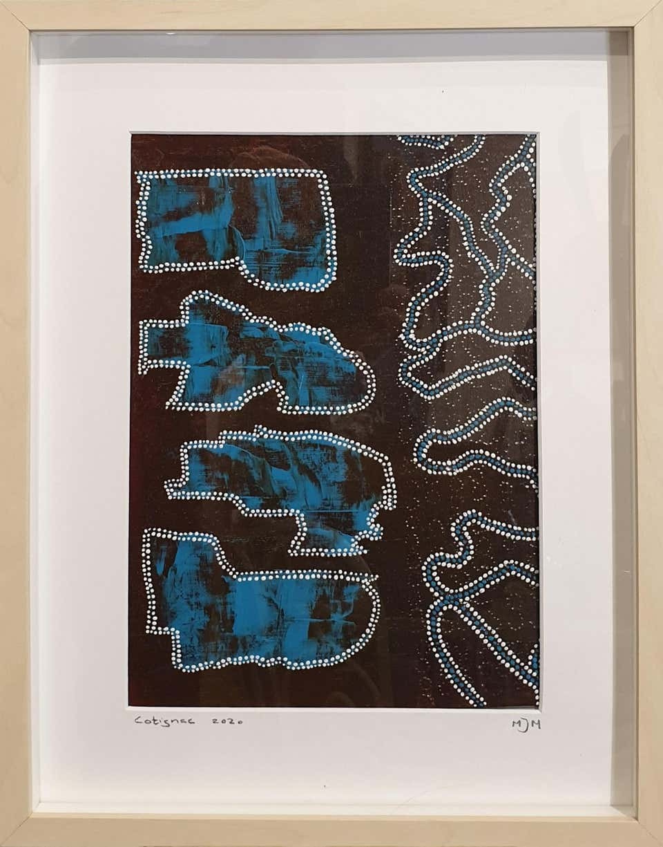Menno Modderman, Contemporary Aboriginal Inspired Abstract Menno Modderman, Contemporary Aboriginal Inspired Abstract