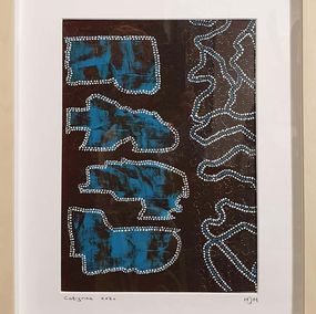 Peinture, Contemporary Aboriginal Inspired Abstract, Menno Modderman