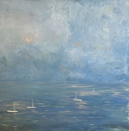 Painting, Lumière sur l’eau, Agata Caliendo-Krystkowiak