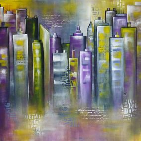 Peinture, City O, Valérie Lamarre