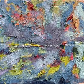 Painting, Yellow Leaves, Lile Gasviani