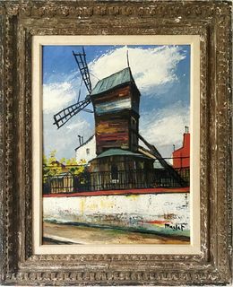 Painting, Moulin de la Galette, Élisée Maclet