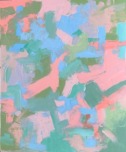 Peinture, Spring blossom garden., Schagen Vita