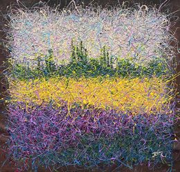 Painting, Where Time Dissolves in Bloom, Nadin Antoniuk