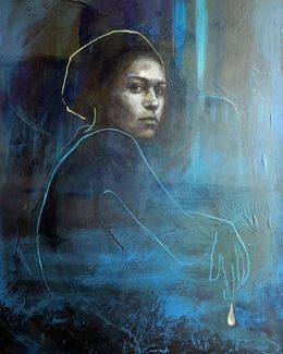 Painting, La goutte d'eau 3, Sandra Quintin