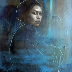 Gemälde, La goutte d'eau 3, Sandra Quintin