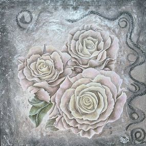 Peinture, Rosas en Hielo (Roses on ice), Evgeniya Brits
