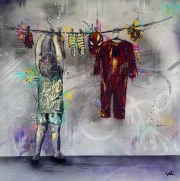 Painting, Spiderman Costume, Valerian Lenud