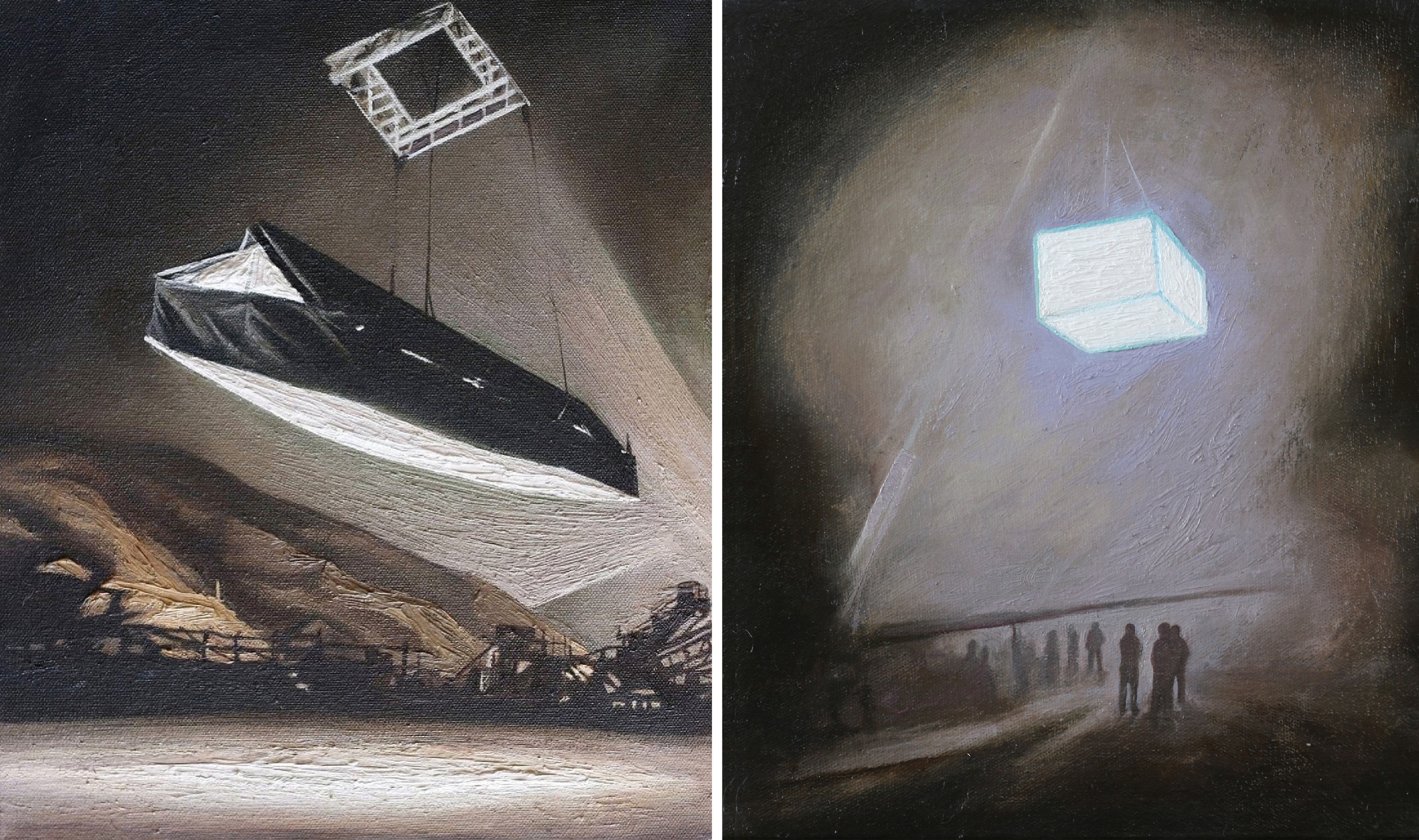 Jose Ricardo Contreras Gonzalez, Diptych, From The Movies series Jose Ricardo Contreras Gonzalez, Diptych, From The Movies series