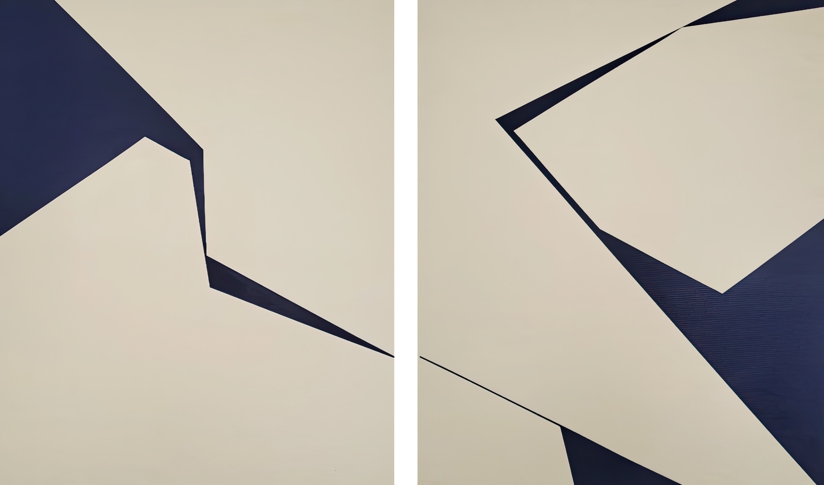 Veronika Obushikhina, Divergence 1, diptych Veronika Obushikhina, Divergence 1, diptych