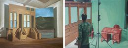 Painting, The Light 23 and 10. From The Light series, Jose Ricardo Contreras Gonzalez