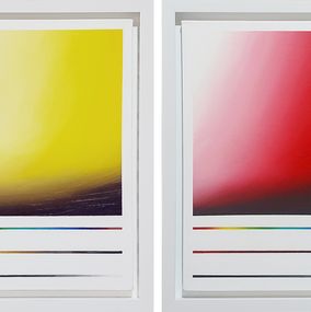 Painting, Herramienta en Amarillo & Rojo. From The Composition with Tools series, Jose Ricardo Contreras Gonzalez