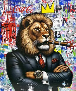 Painting, Majesty Is Back (large original painting on canvas), Jozza