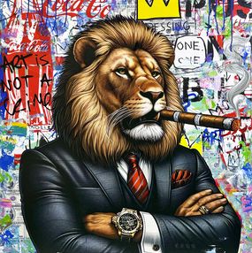 Painting, Majesty Is Back (large original painting on canvas), Jozza