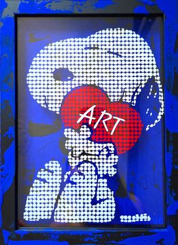 Peinture, Snoopy Coeur Box 3D, Wawapod