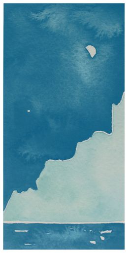 Painting, Twenty one Moons Until Solstice - Day 11, Aurélie Trabaud