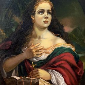 Painting, Maria Magdalena, Alexander Litvinov